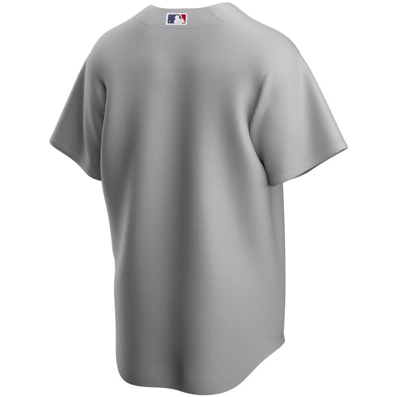 Maillot de Baseball MLB Boston Red Sox Nike Replica Road Gris pour Homme 2/2