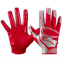 Gants de football américain Cutters REV 2.0 Rouge