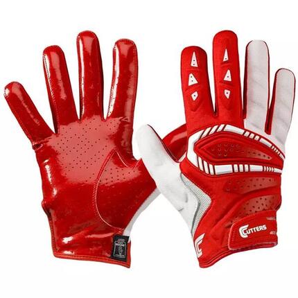 Gants de Football américain Cutters The Gamer Rouge