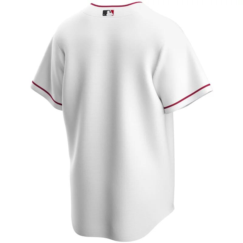 Maillot de Baseball MLB Los Angeles Angels Nike Replica Home Blanc pour Homme 2/2