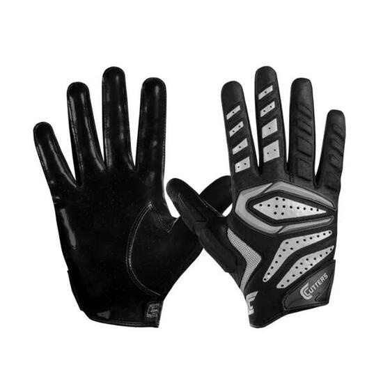 Gants de Football américain Cutters The Gamer 2.0 Noir