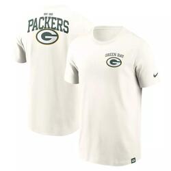 T-shirt NFL Greenbay Packers Nike Essential Cotton Blanc