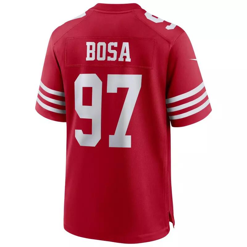 Maillot NFL Nick Bosa San Francisco 49ers Nike Game home rouge 2/2