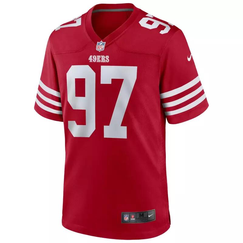 Nike - Maillot Nfl Nick Bosa San Francisco 49ers Nike Game Home Rouge - Maillot Manches Courtes - Multicolore - 44 L - Decathlon