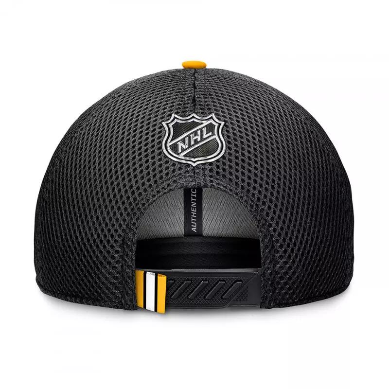 Casquette NHL Boston Bruins Fanatics Authentic Pro Draft 2024 Trucker Noir 3/3