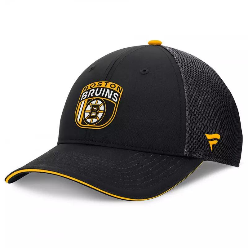 Casquette NHL Boston Bruins Fanatics Authentic Pro Draft 2024 Trucker Noir