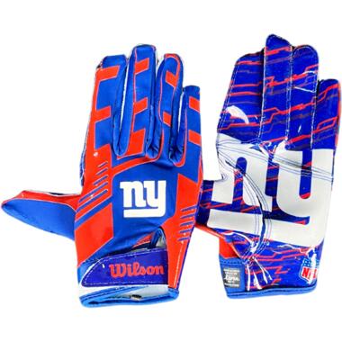 WILSON Wilson Adult NFL Stretch Fit Handschuhe Team New York Giants