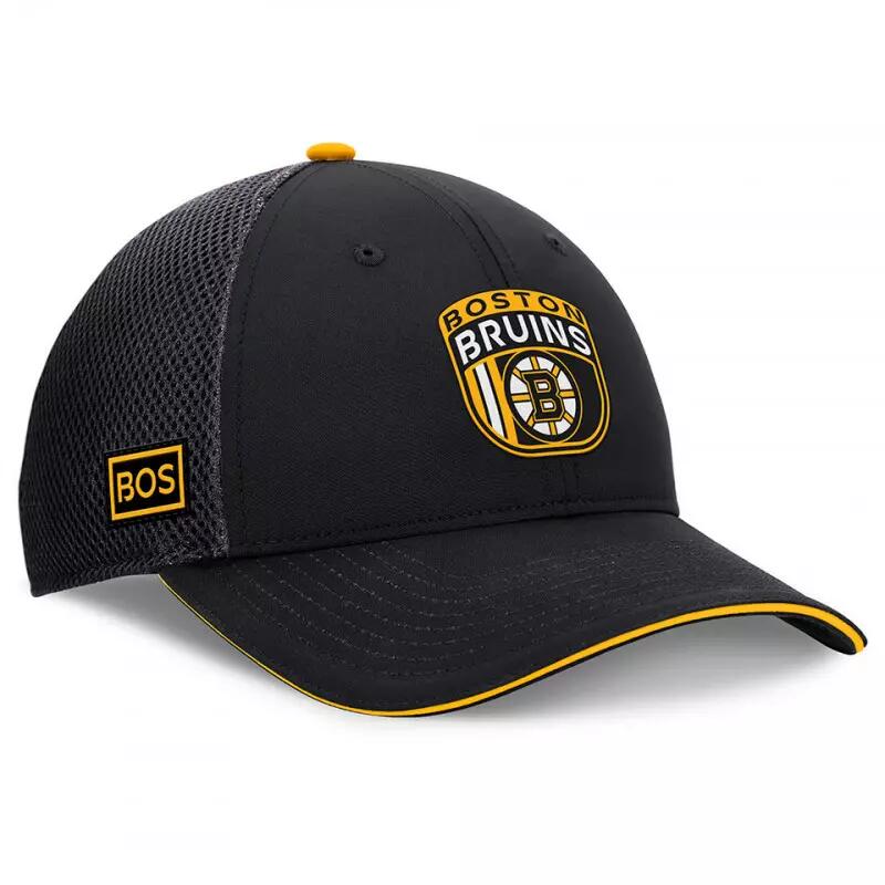 Casquette NHL Boston Bruins Fanatics Authentic Pro Draft 2024 Trucker Noir