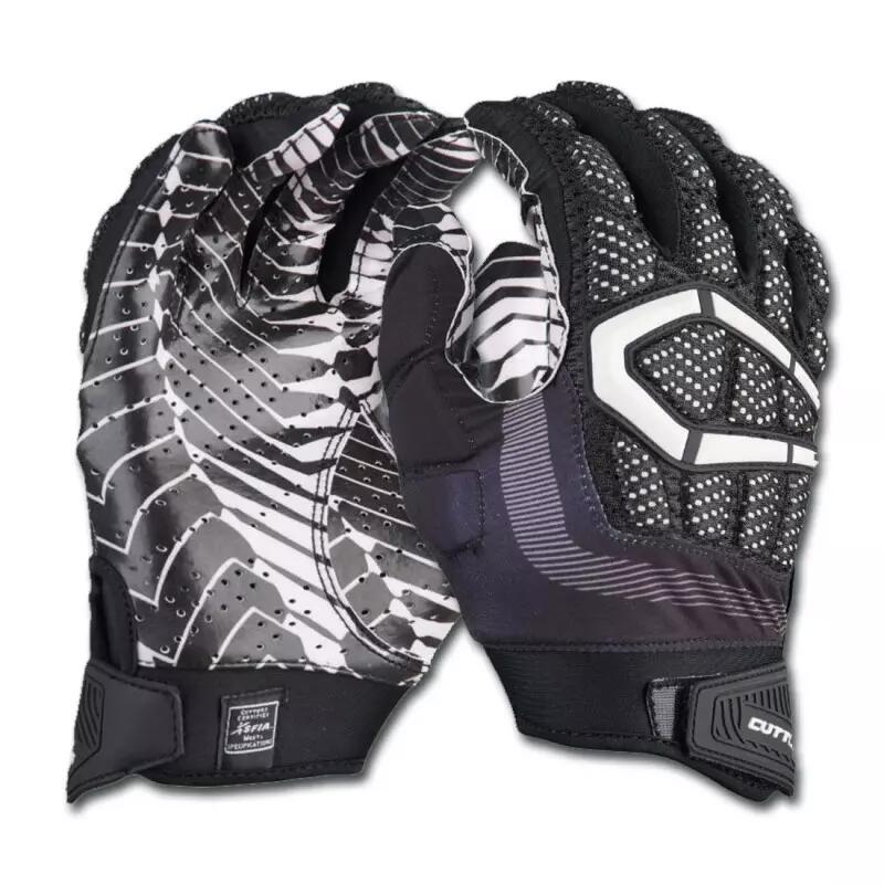 Gants de Football américain Cutters The Gamer 3.0 Noir 2/2