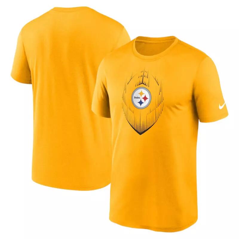 T-shirt NFL Pittsburgh Steelers Nike Recycled Legend Jaune