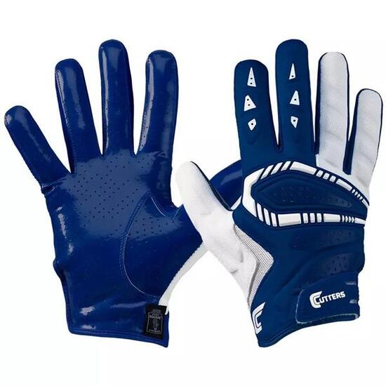 Gants de Football américain Cutters The Gamer Navy