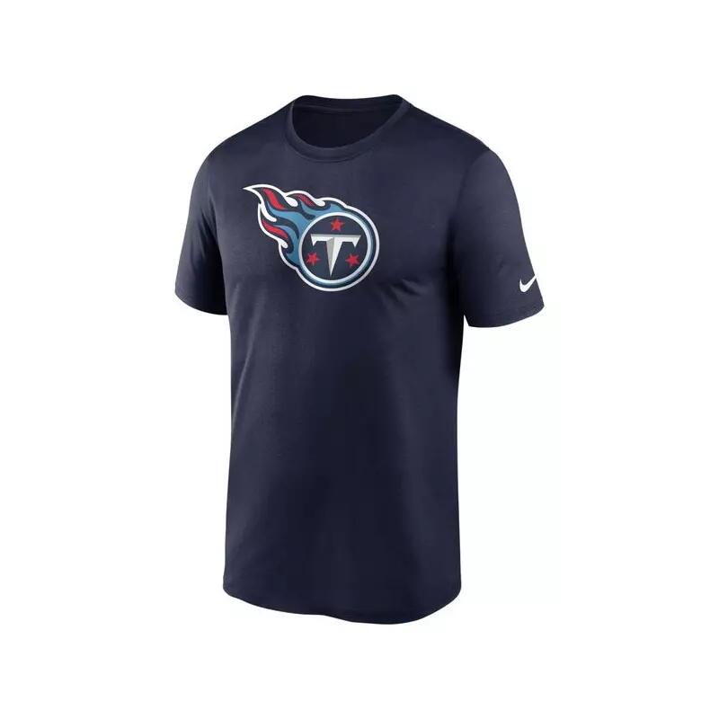 T-Shirt NFL Tennessee Titans Nike Team Logo Bleu marine 1/2