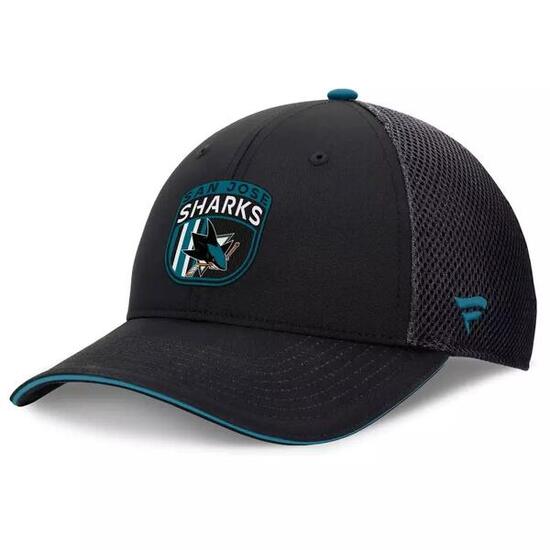 Casquette NHL San Jose Sharks Fanatics Authentic Pro Draft 2024 Trucker Noir