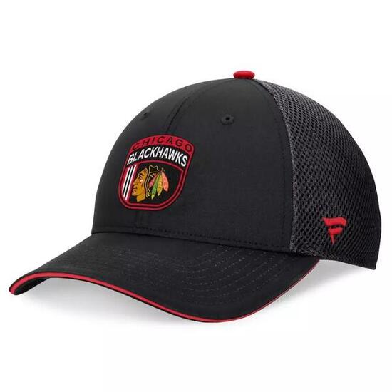 Casquette NHL Chicago Blackhawks Fanatics Authentic Pro Draft 2024 Trucker Noir