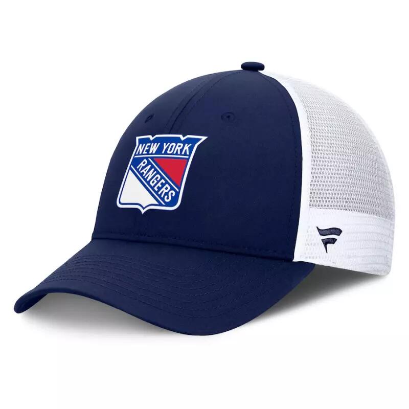 Fanatics - Casquette Nhl New York Rangers Fanatics Authentic Pro Rink Trucker Bleu Marine - Casquette - Multicolore - Decathlon