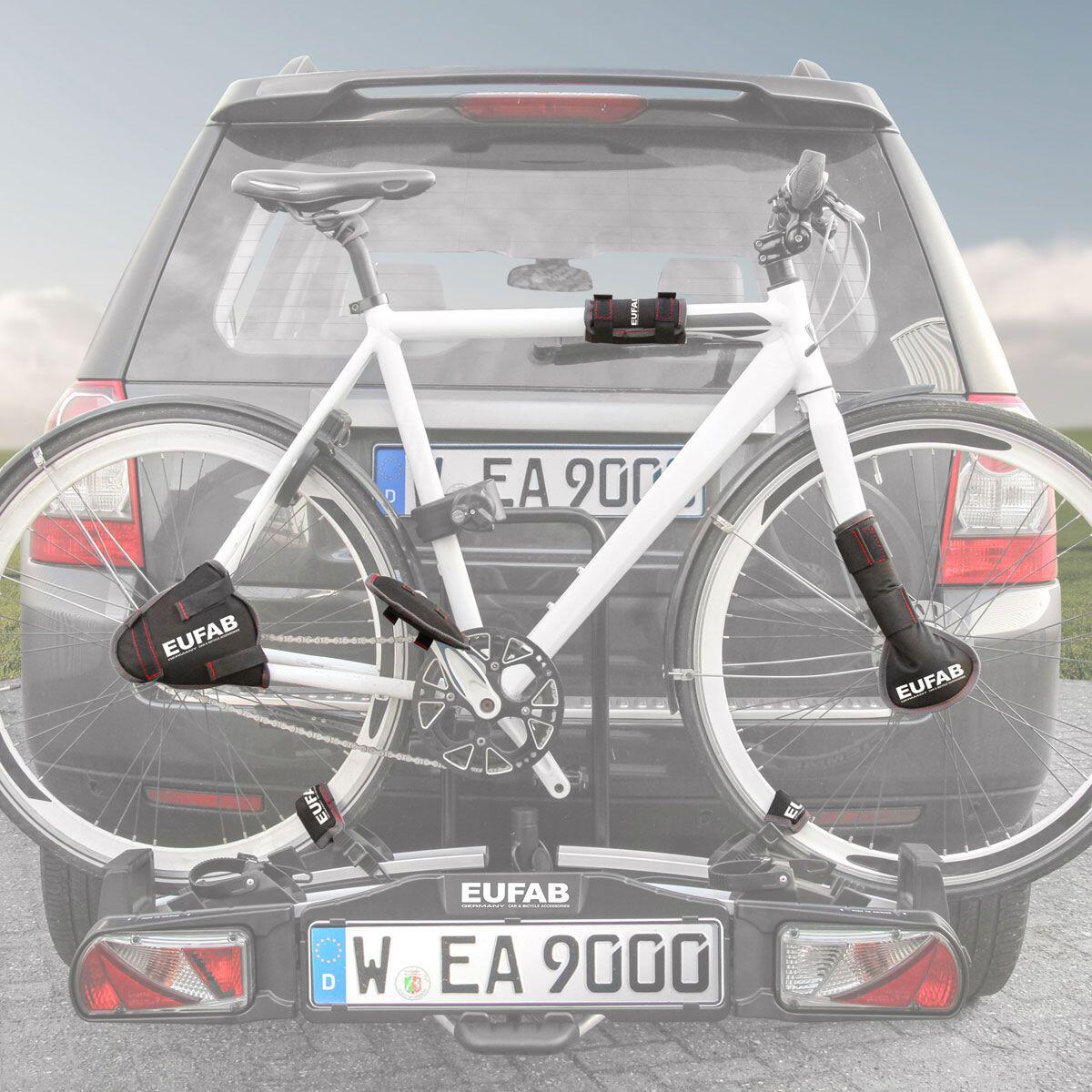 PORTE-VÉLO EUFAB : PROTECTION DE TRANSPORT POUR VÉLO 6 PIÈCES 2/7