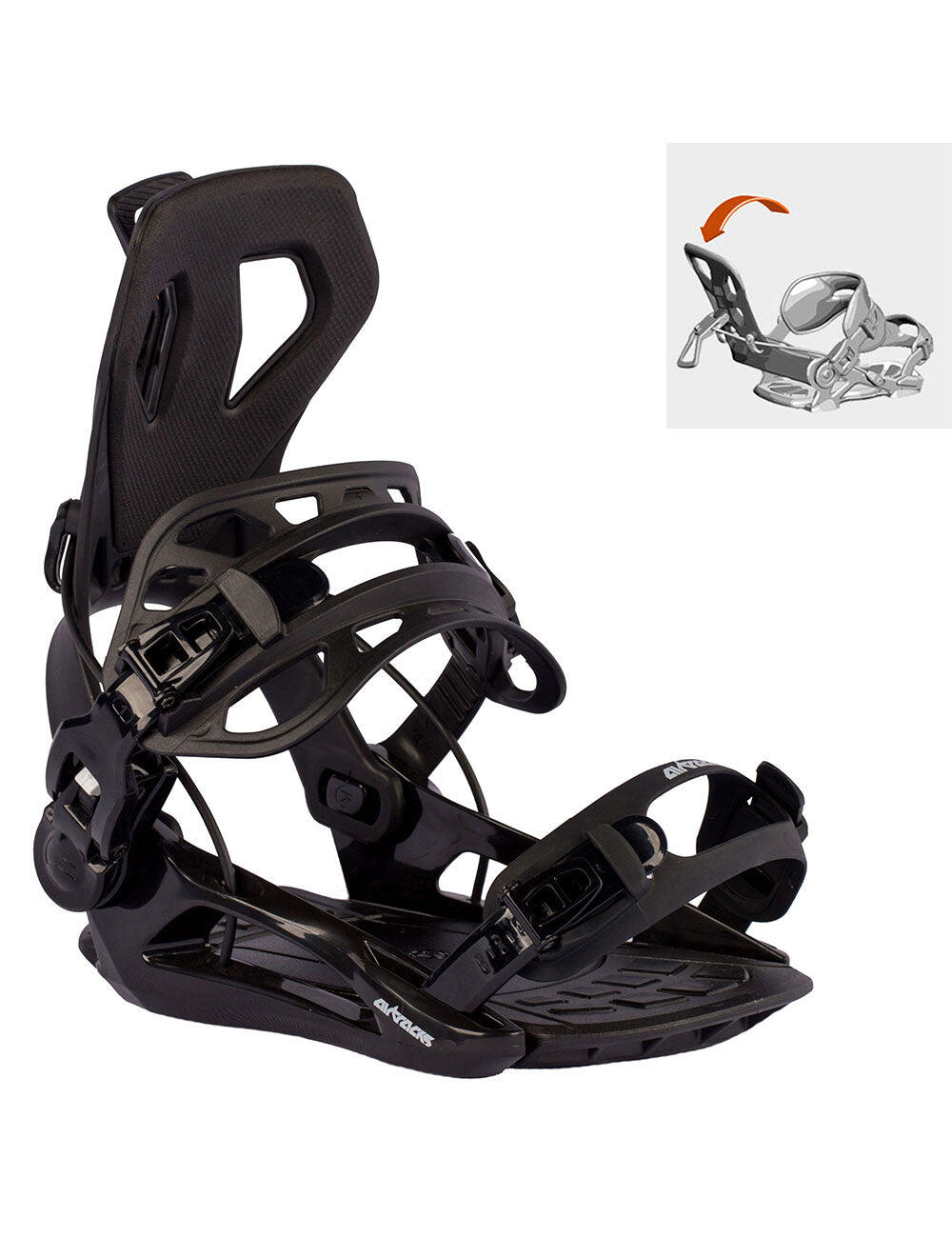 AIRTRACKS Snowboard Bindung Master Pro FASTEC System
