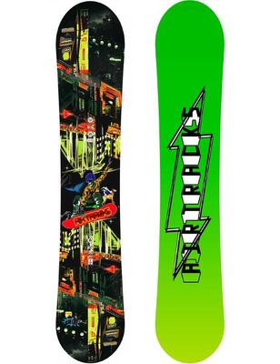 Snowboard fun city carbon hybrid rocker