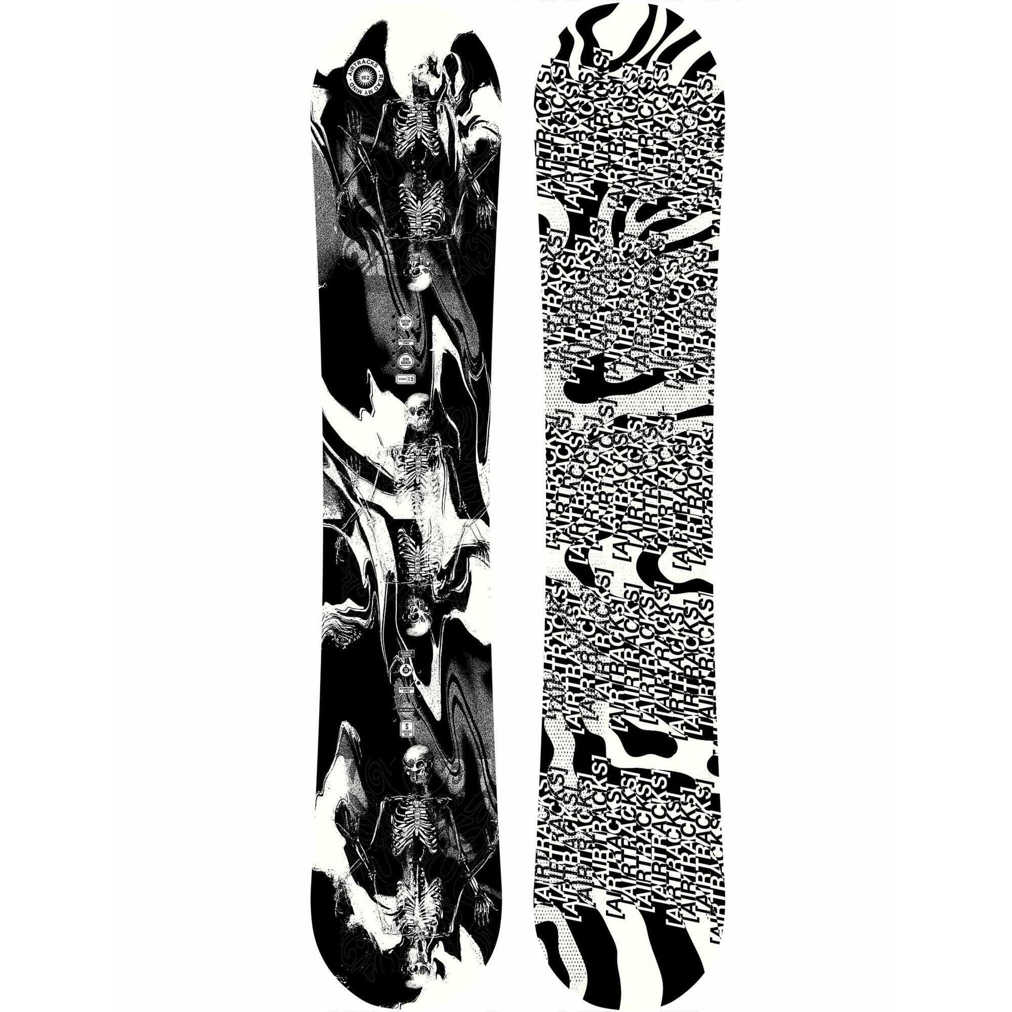 Airtracks - Planche De Snowboard Read My Mind Hybrid Rocker Wide - Snowboard - Blanc - 159 Cm - Decathlon