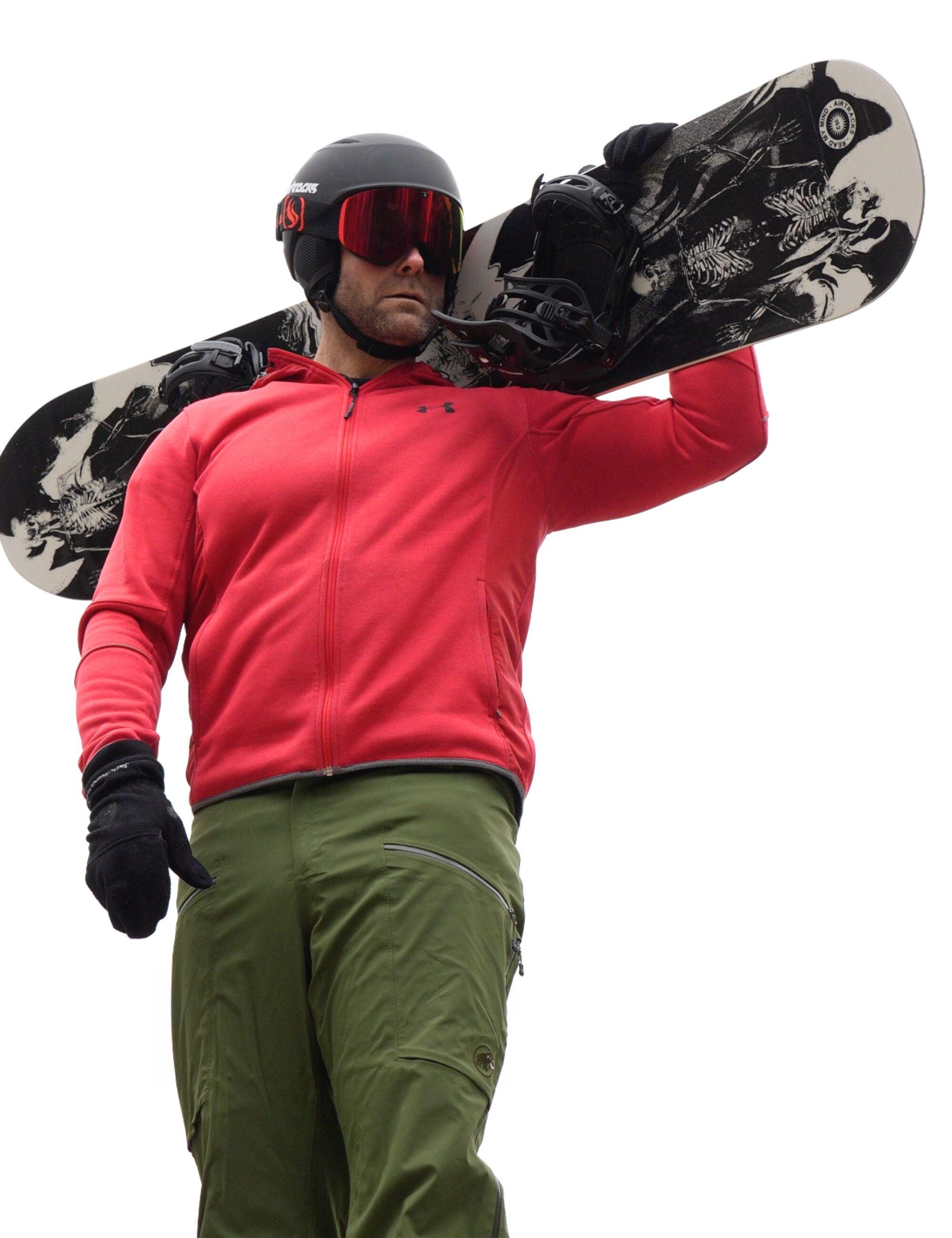 Hombres Snowboard Leer mi mente rockera híbrida de ancho 2/4