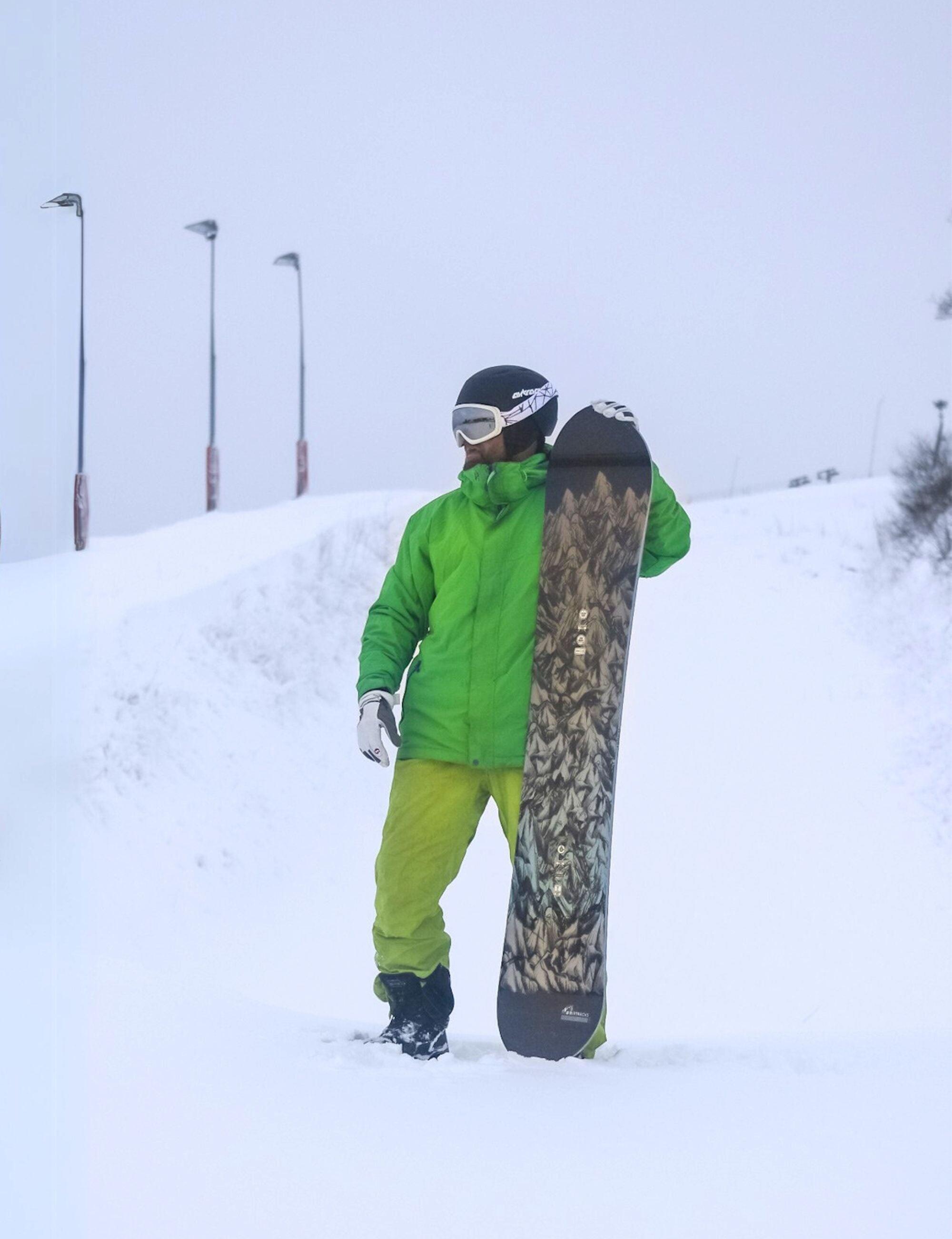 Heren snowboard MOUNTAIN LINES Zero Rocker Wide 2/4
