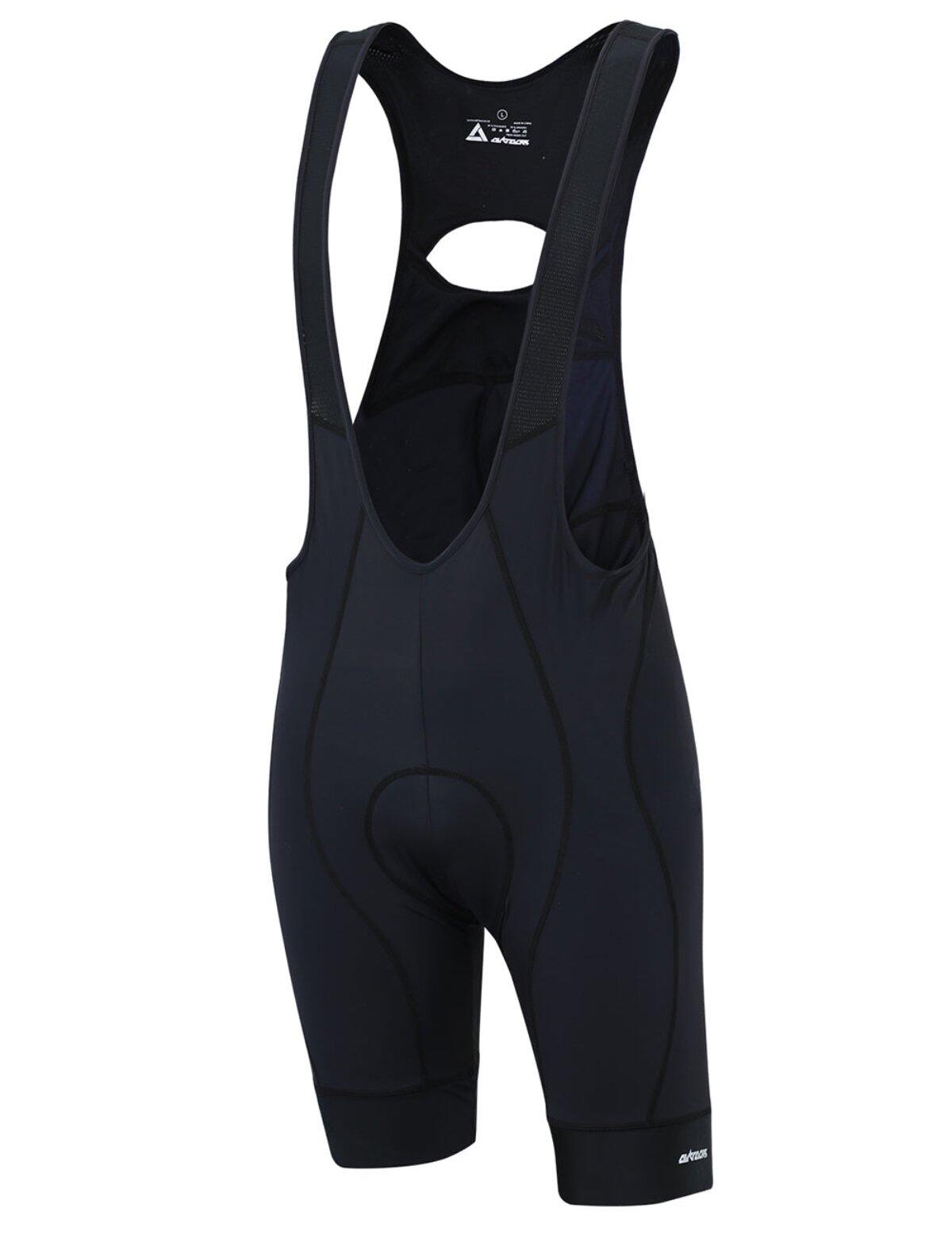 Herren Radhose Kurz mit Trägern - Trägerhose Comfort Line Schwarz 2/4