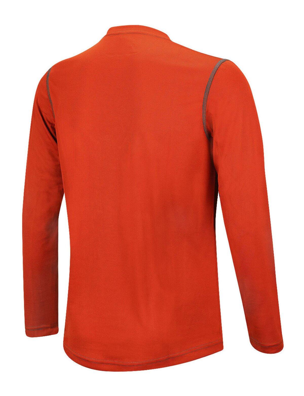 Funktions Laufshirt Langarm Pro Air Orange 2/4