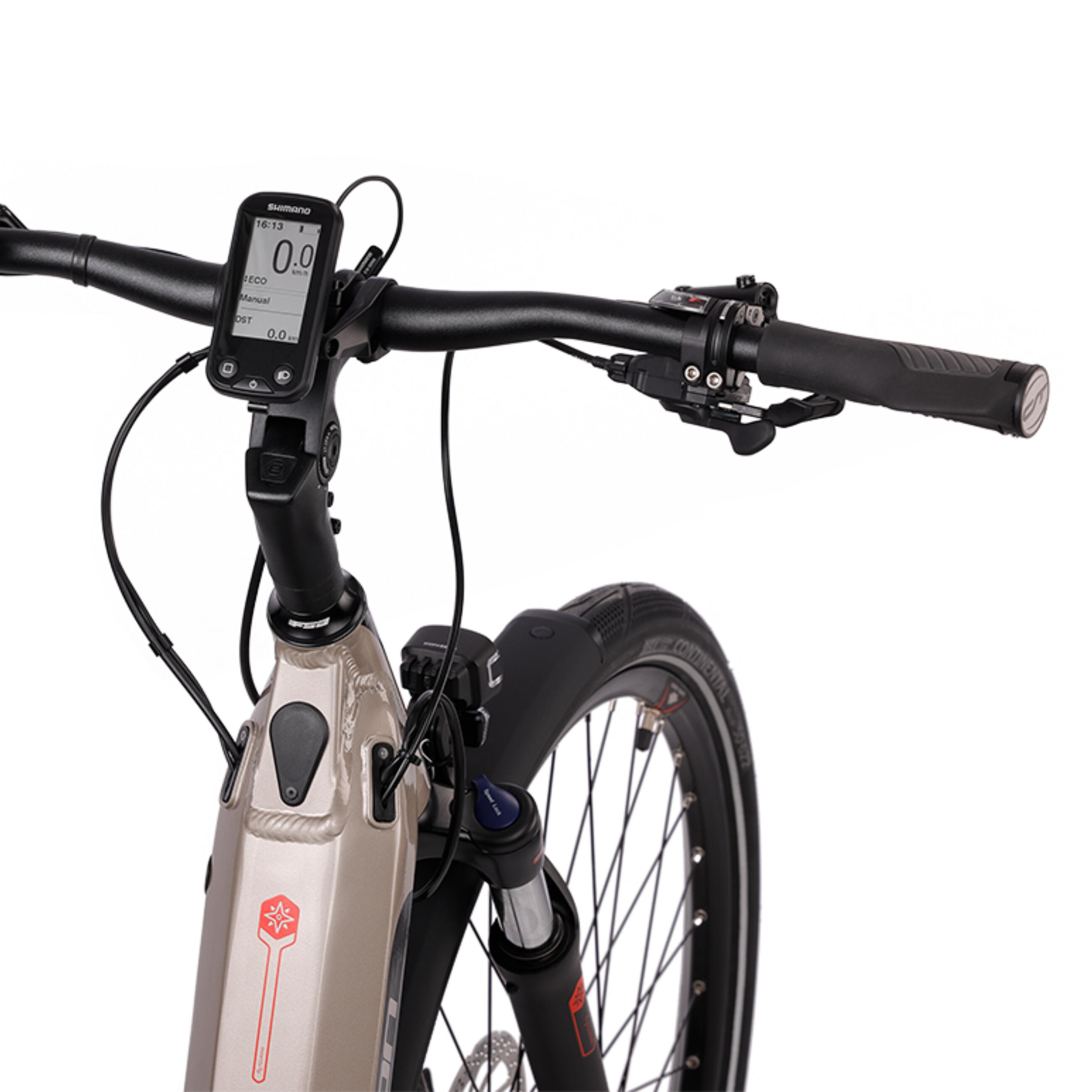 28"BICI ELETTRICA DA DONNA  LS TREKKING E-TOURING 12.8 CITY BIKE SHIMANO STEPS 3/4
