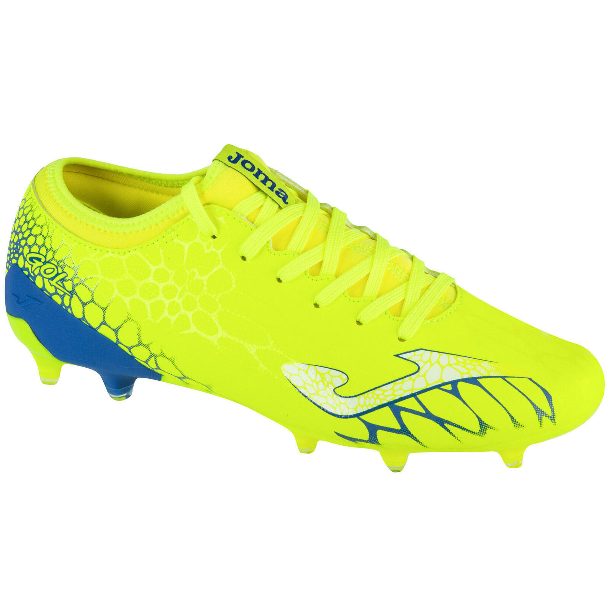 Joma - Chaussures De Football Pour Hommes  Gol 25 Gols Fg - Chaussures À Crampons - Jaune - 45 - Decathlon