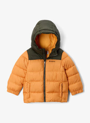 Columbia puffect geïsoleerde kinderjas met capuchon
