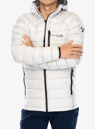Columbia Chaqueta Arctic Crest Down Blanco
