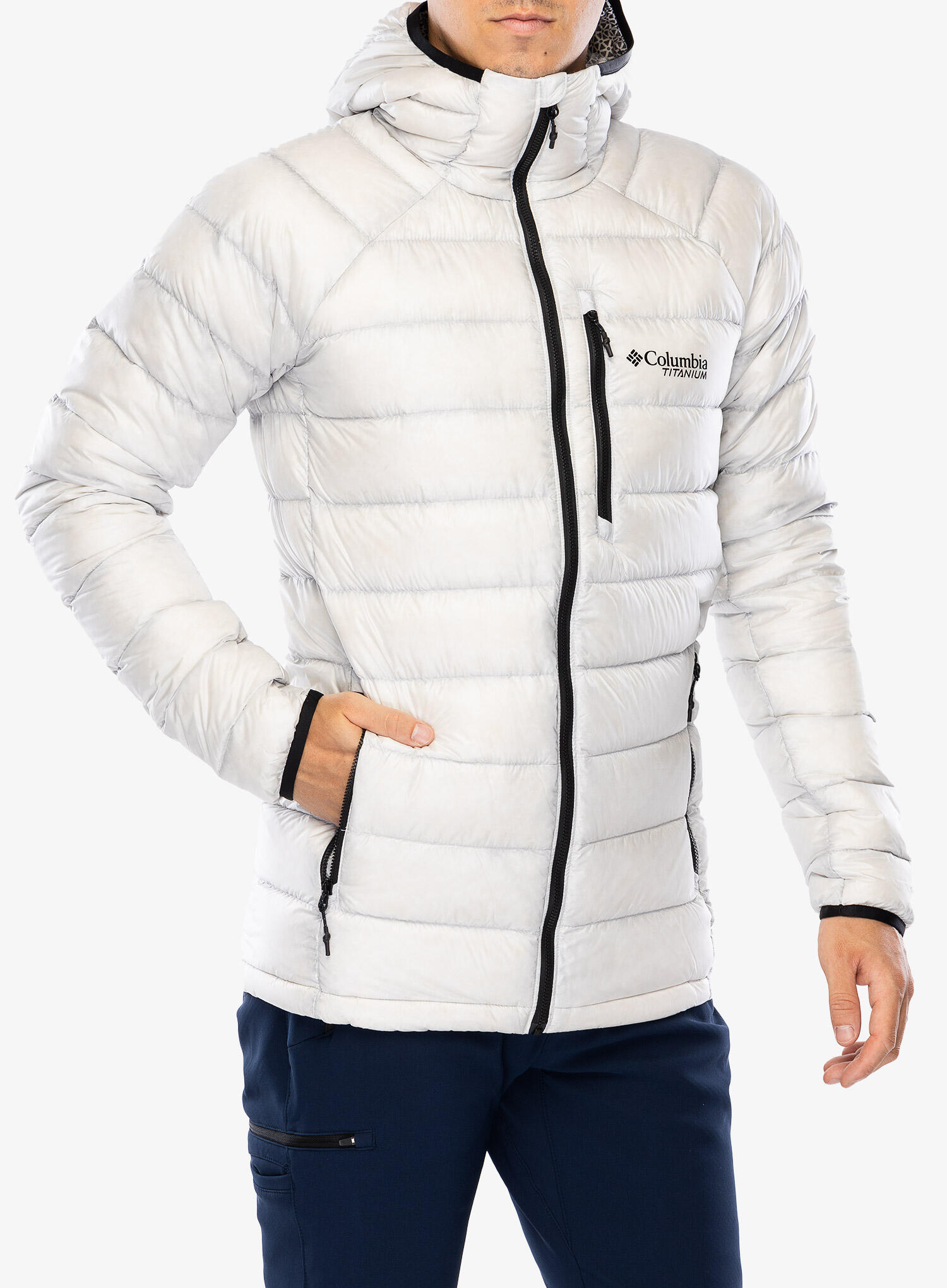 Columbia Chaqueta Arctic Crest Down Blanco 4/7