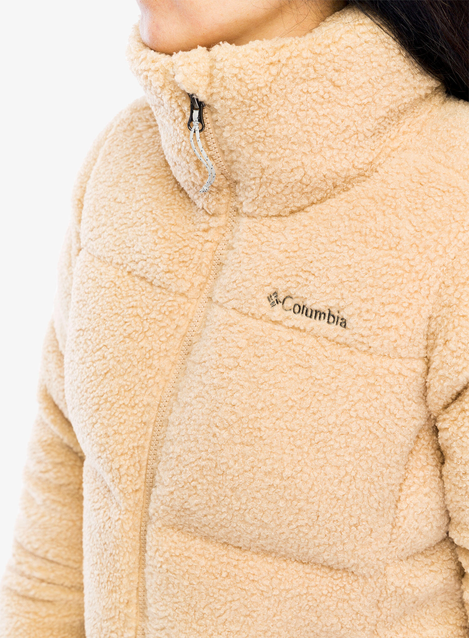 Casaco feminino acolchoado Columbia Puffect Sherpa 5/7