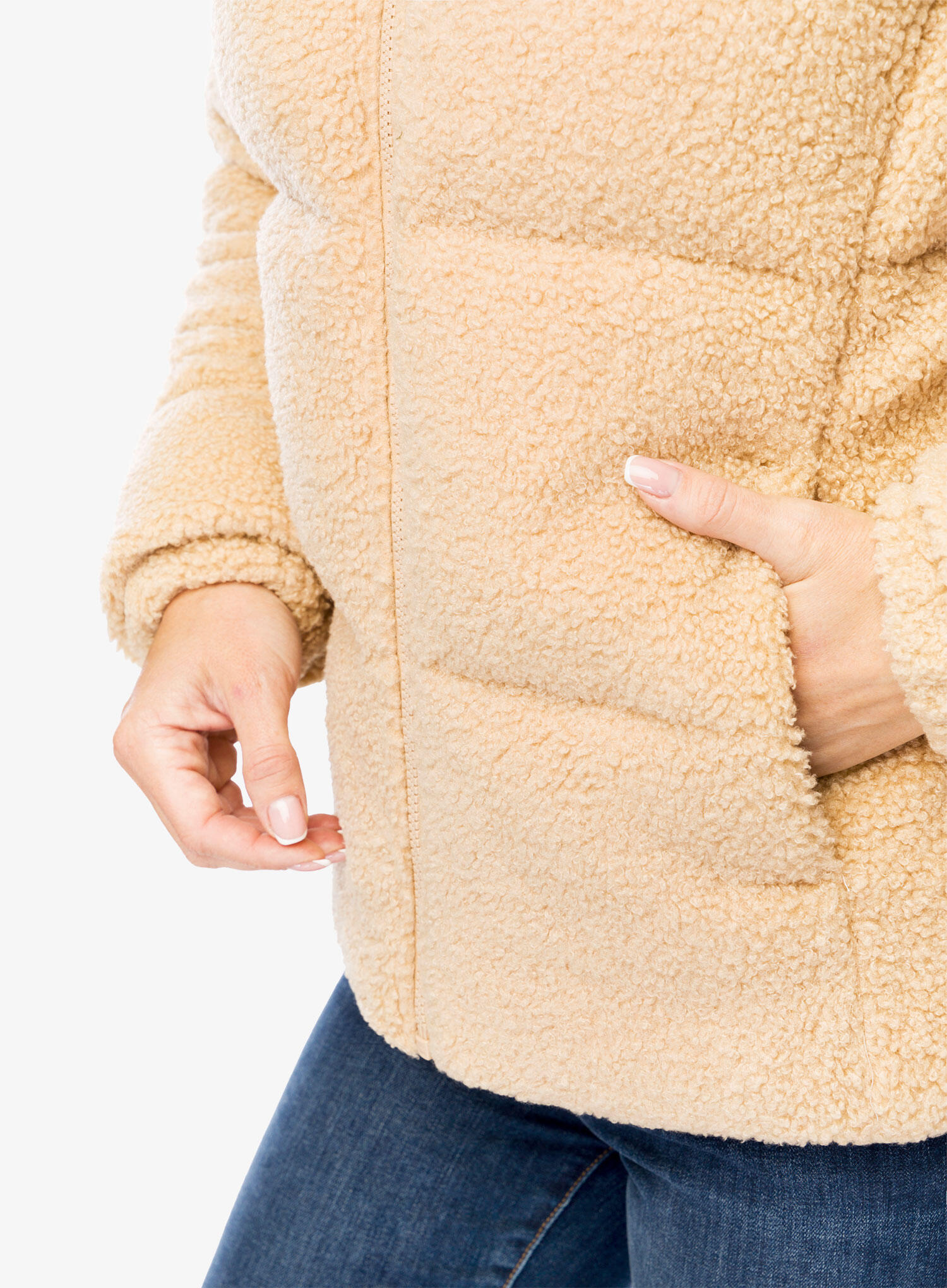 Casaco feminino acolchoado Columbia Puffect Sherpa 6/7