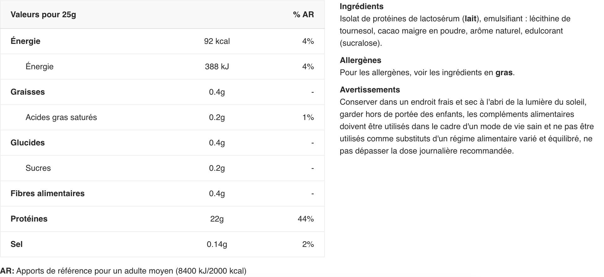 Isolato di siero di latte - Iso-XP - Dessert al Cioccolato 2/3