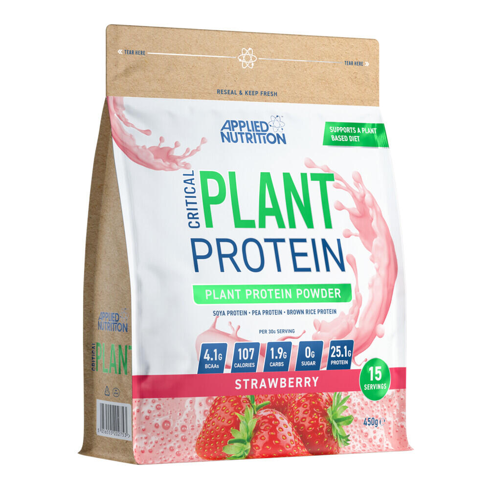 Applied Nutrition Critical Plant (450g) Strawberry - Proteins - Vegan Protein