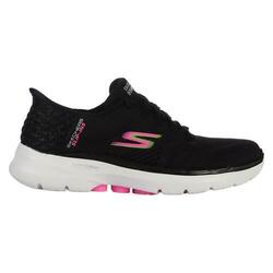 Chaussures universel femmes Skechers Go Walk 6 Vivid Id Slip Ins