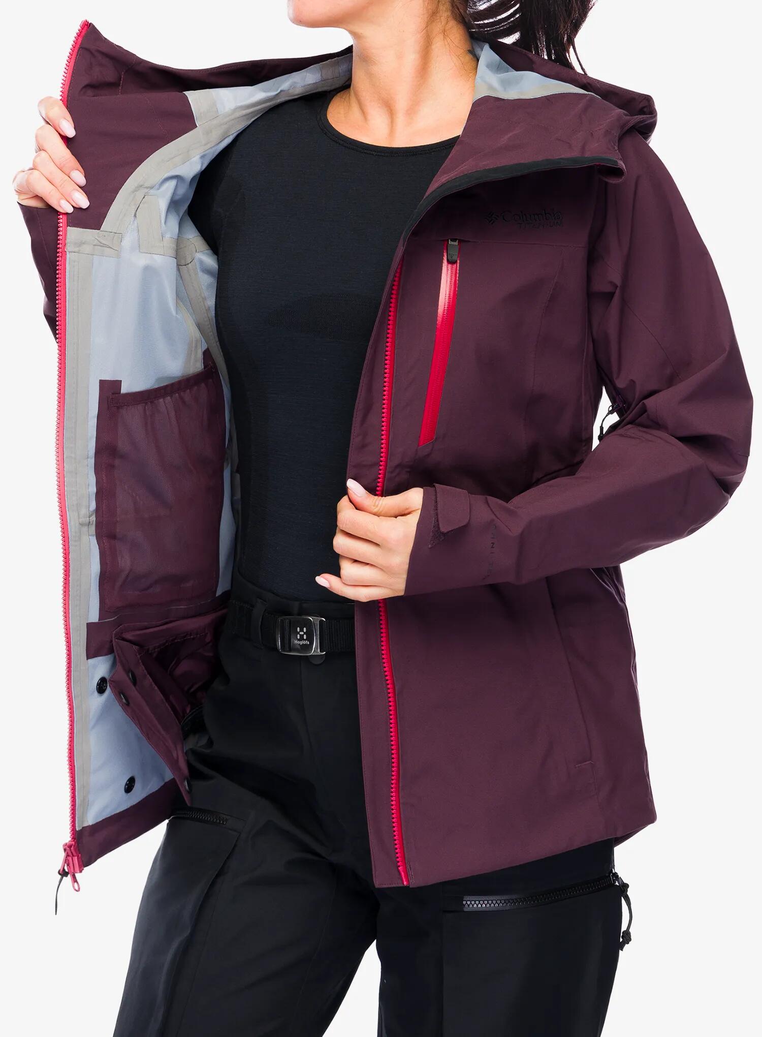Kurtka trekkingowa damska Columbia Platinum Peak II 3L Shell 6/7