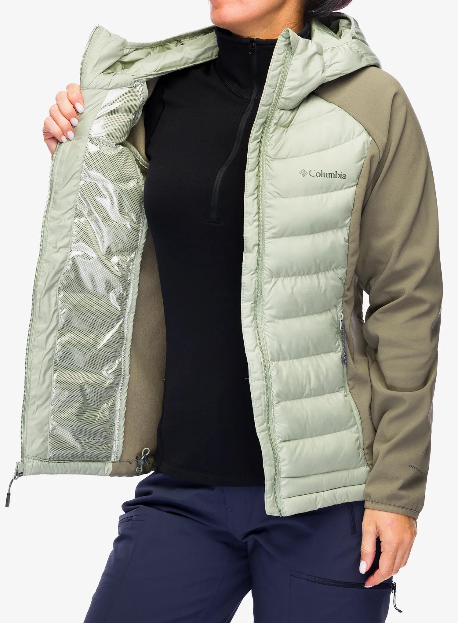 Kurtka hybrydowa damska Columbia Powder Lite II Hybrid Hooded Jacket 6/7