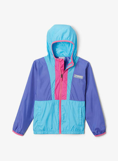 Kurtka wiatroszczelna dziewczęca Columbia Back Bowl Hooded Windbreaker