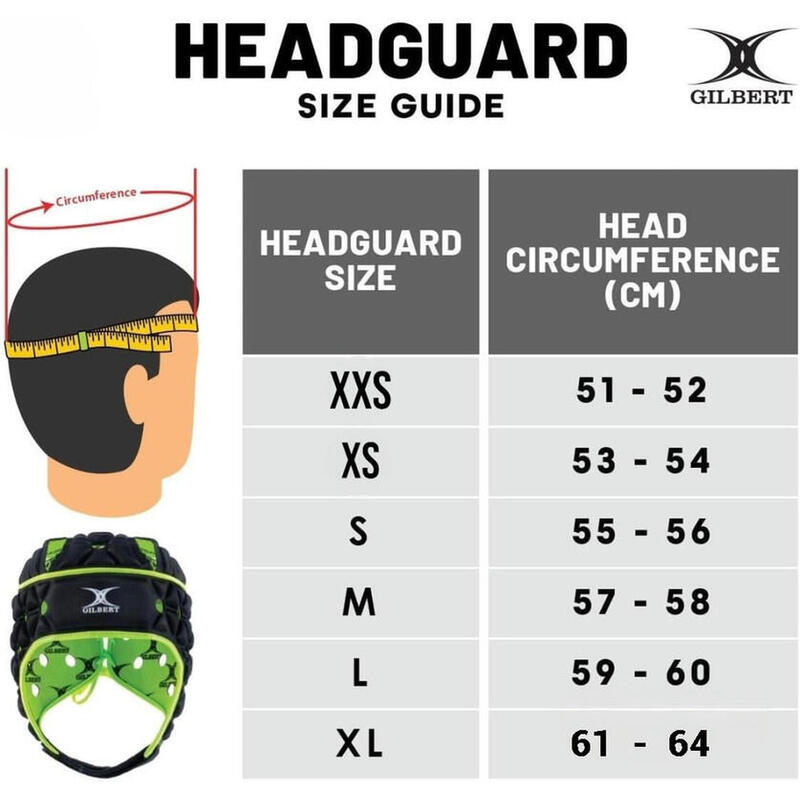 Casque De Rugby Gilbert XP 250 – Protection Légère Et Aérée, Taille Senior/junior, Blanc