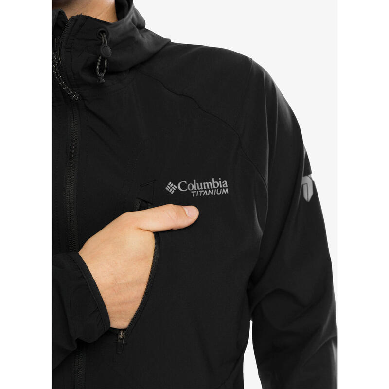 Geacă softshell pentru bărbați Columbia Triple Canyon cu glugă