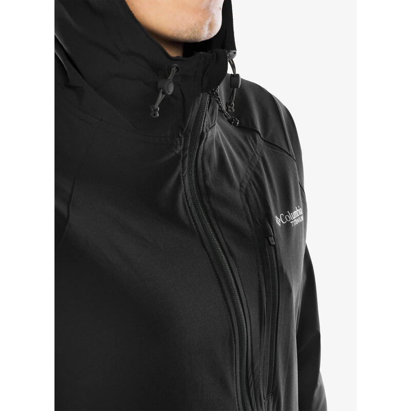 Geacă softshell pentru bărbați Columbia Triple Canyon cu glugă