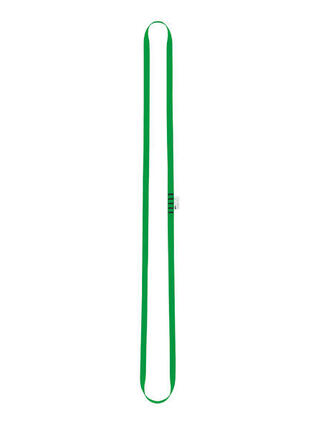 Genähte Bandschlinge PETZL 120 cm Hochfestes Polyester 22 kN grün
