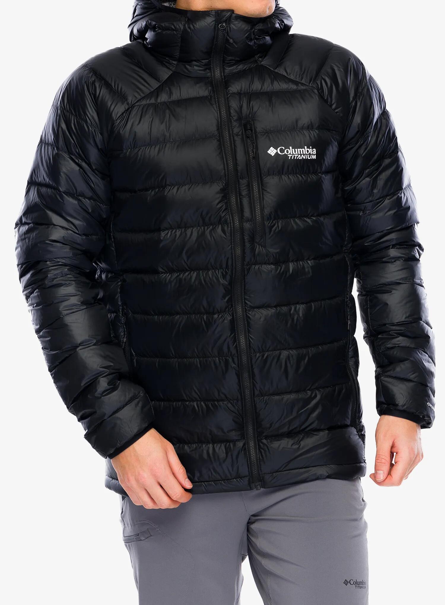 Kurtka puchowa męska Columbia Arctic Crest Down Hooded Jacket 1/7