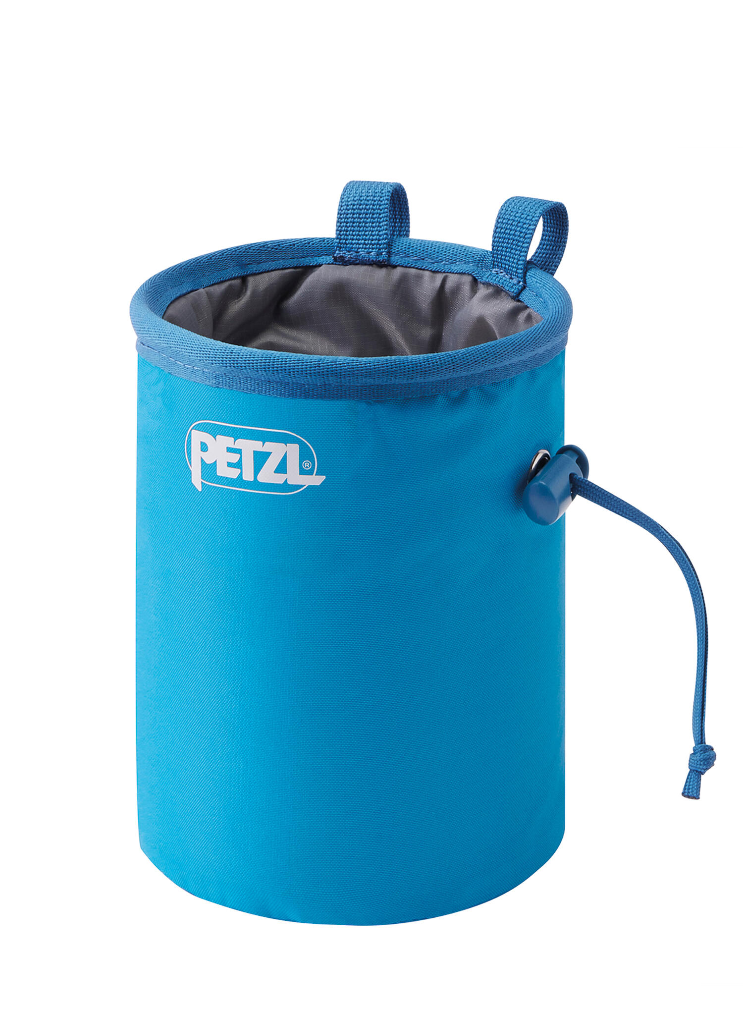 Sac à magnésium Petzl Bandi turquoise léger et résistant avec cordon coulissant 1/4