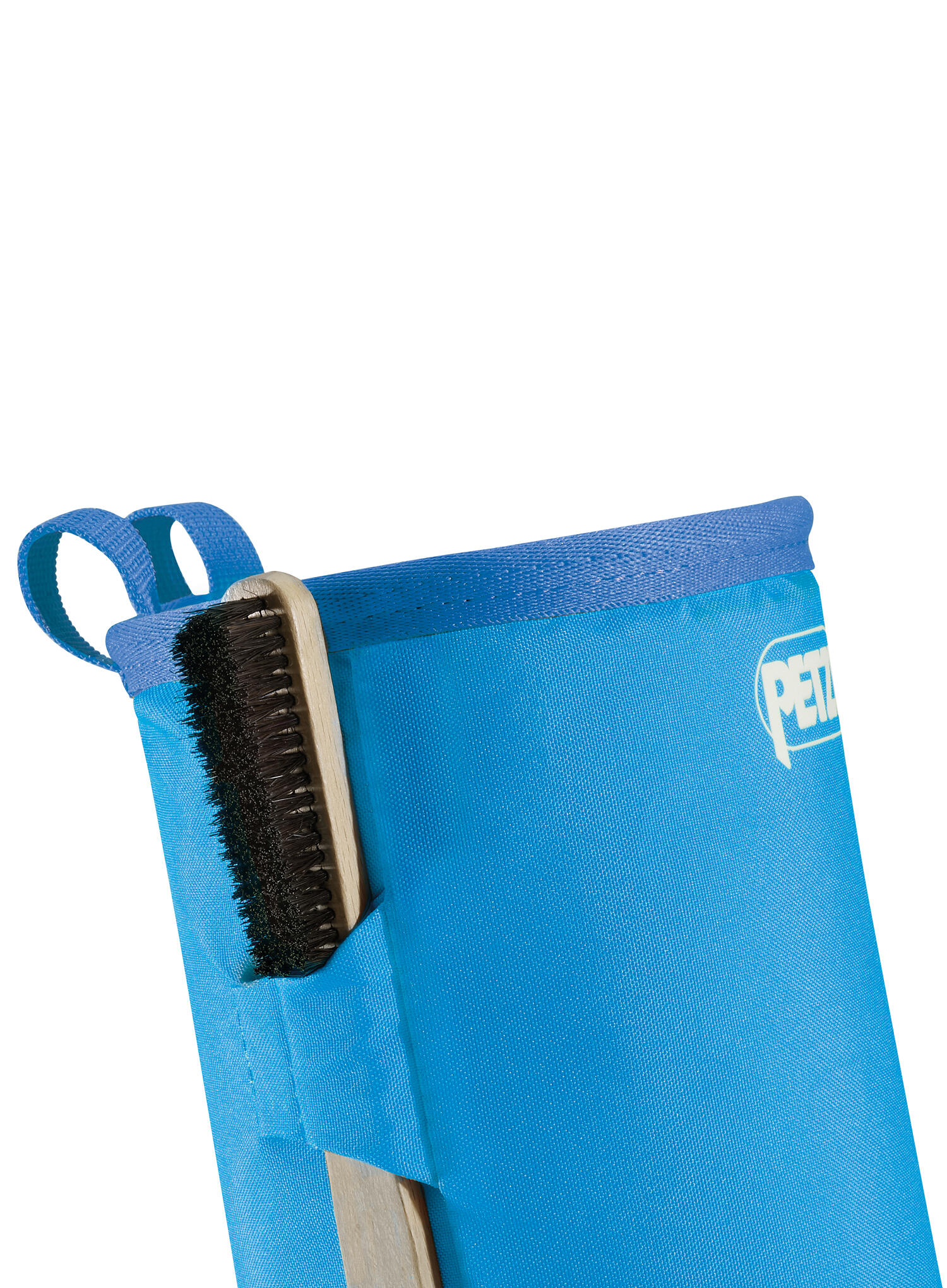 Sac à magnésium Petzl Bandi turquoise léger et résistant avec cordon coulissant 4/4