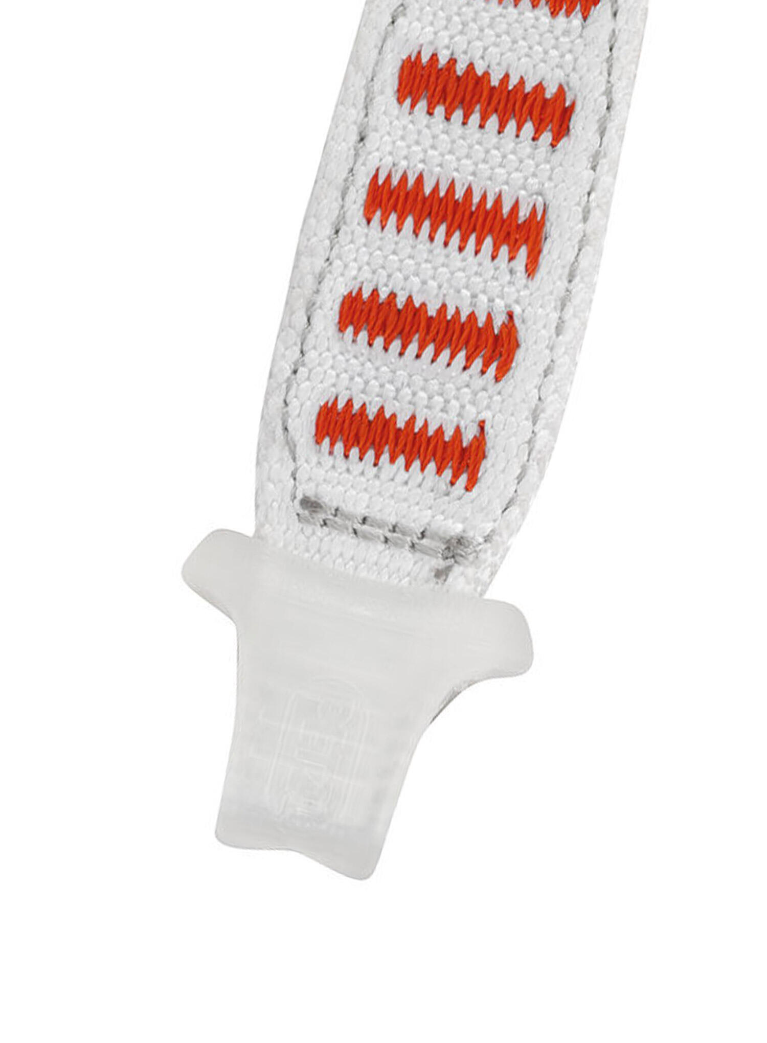 Cinta ultraligera Petzl Finesse 10 cm HDPE 22 kN blanca roja 7 g 2/2