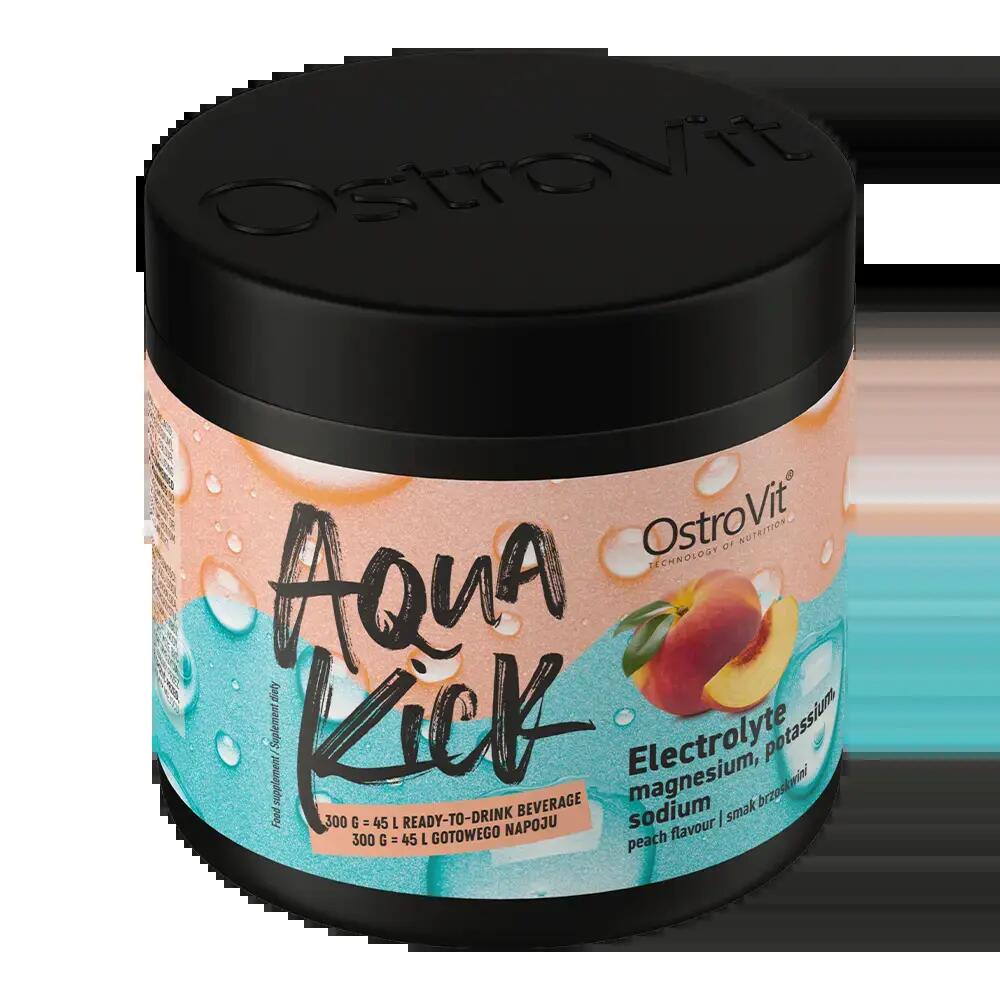 OstroVit Aqua Kick Electrolyte 300g Peach 2/3