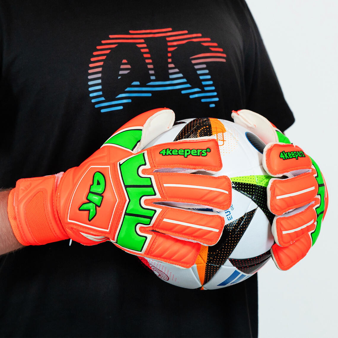 Rękawice bramkarskie dla dzieci 4keepers GUARD FOGO MF junior 3/7